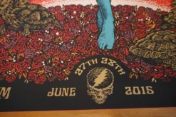 Grateful Dead - 2015 Richey Beckett Poster Santa Clara, CA