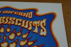Bisco Inferno - 2015 Dave Hunter Poster Disco Biscuits Denver, CO Red Rocks Colorado