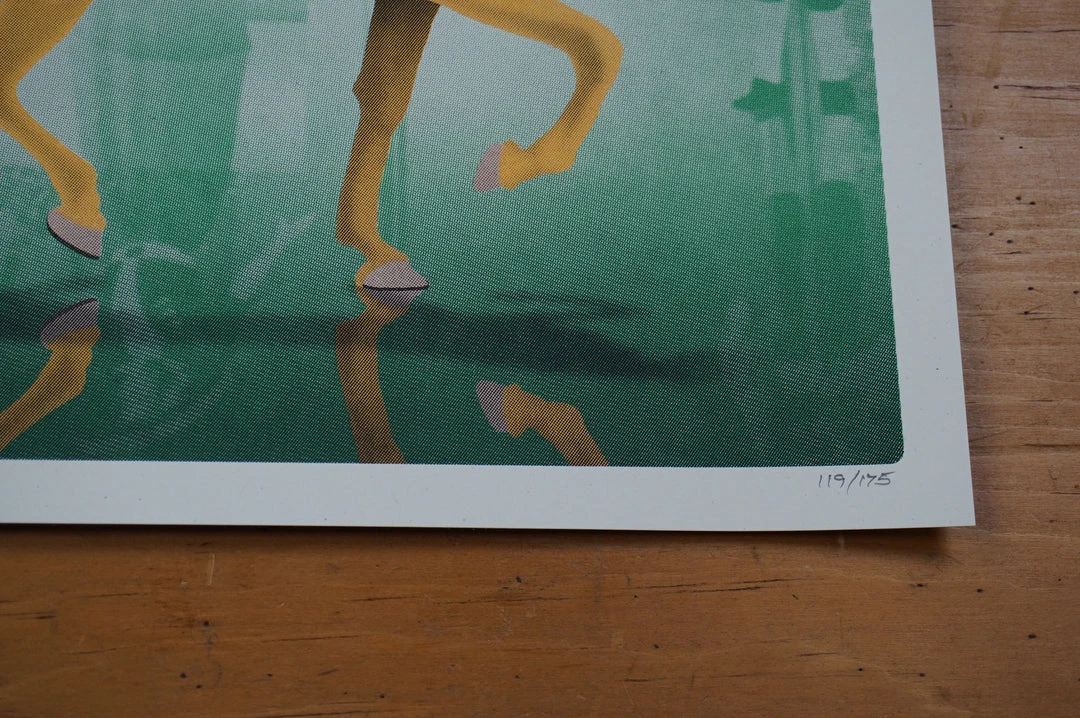 Wizard Of Oz - 2015 DKNG Yellow Horse Screen Printed Poster MONDO