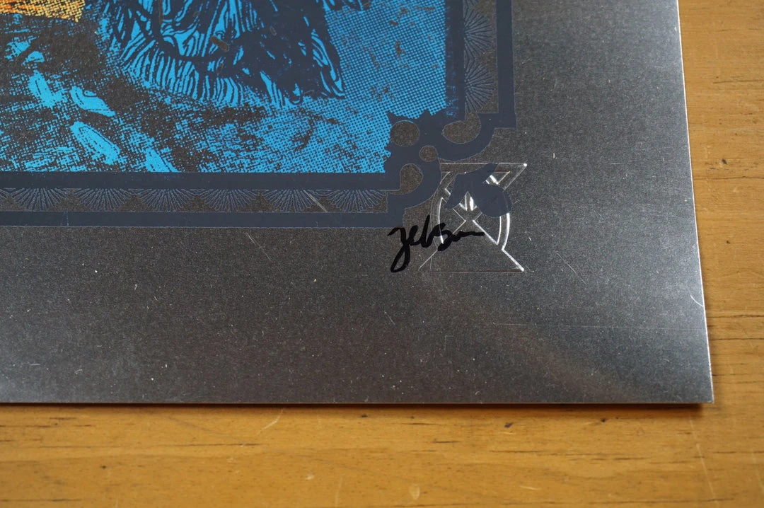 Foil Posters Moe - 2014 Zeb Love Screen Printed Poster FOIL Edition