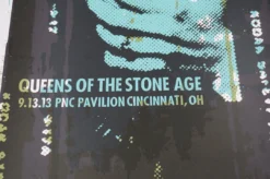Queens Of The Stone Age - 2013 Print Mafia Poster Cincinnati Ohio PNC