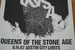 Gig Posters Queens Of The Stone Age - 2007 Print Mafia Poster Austin TX ACL