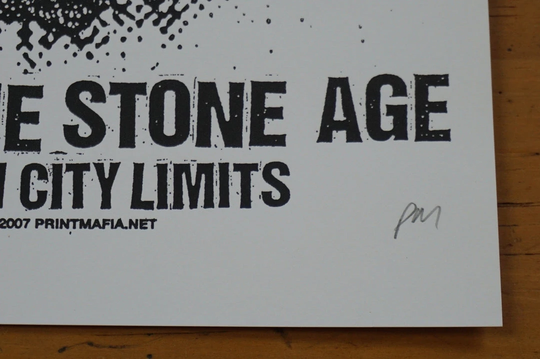 Gig Posters Queens Of The Stone Age - 2007 Print Mafia Poster Austin TX ACL