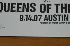 Gig Posters Queens Of The Stone Age - 2007 Print Mafia Poster Austin TX ACL
