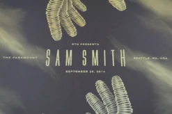 Sam Smith - 2014 DKNG Screen Printed Poster Seattle Paramount