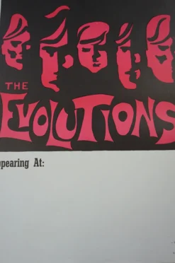 Sold Out Posters Gig Posters The Evolutions - Limited Edition Vintage Poster Jack Green