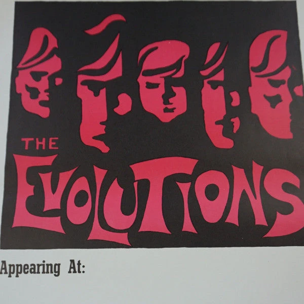 Sold Out Posters Gig Posters The Evolutions - Limited Edition Vintage Poster Jack Green