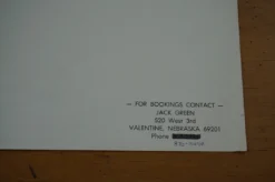 Sold Out Posters Gig Posters The Evolutions - Limited Edition Vintage Poster Jack Green