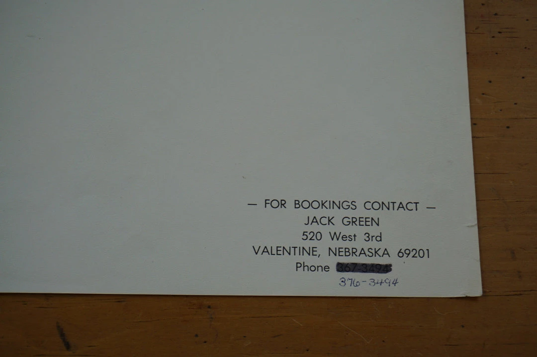 Sold Out Posters Gig Posters The Evolutions - Limited Edition Vintage Poster Jack Green