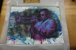 Mr. Brainwash Miles Davis - Mr Brainwash Poster MBW VARIANT #2 Banksy Gig Posters