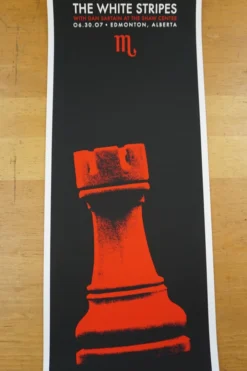 The White Stripes - 2007 Rob Jones Poster Edmonton, Alberta Gig Posters