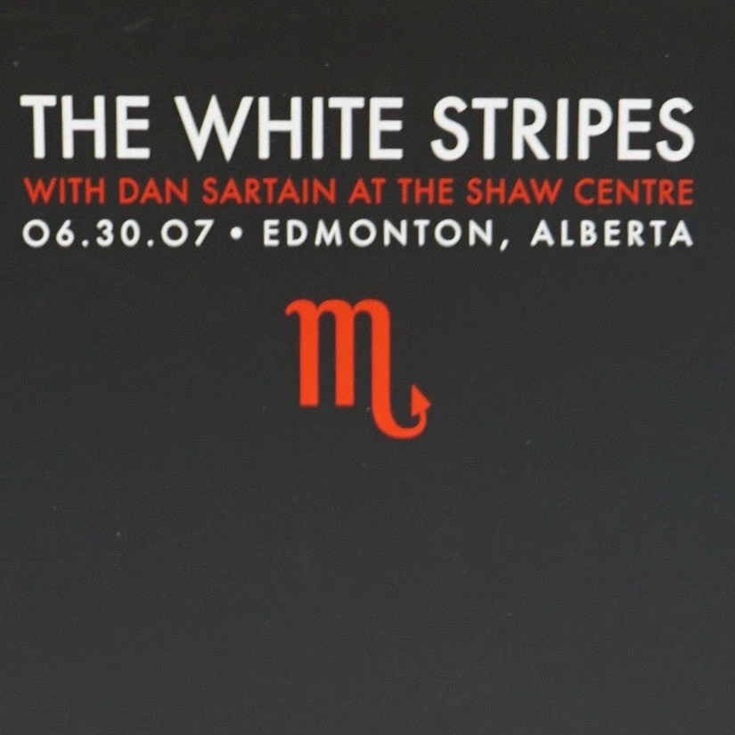 The White Stripes - 2007 Rob Jones Poster Edmonton, Alberta Gig Posters