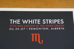 The White Stripes - 2007 Rob Jones Poster Edmonton, Alberta Gig Posters