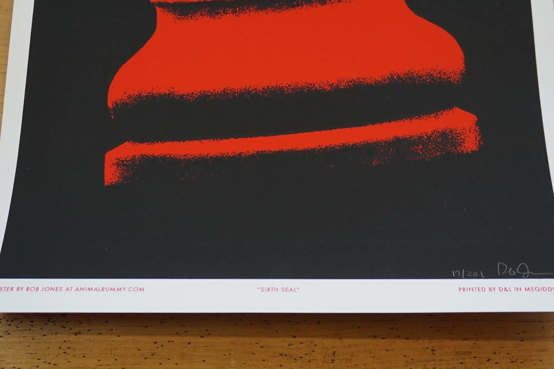 The White Stripes - 2007 Rob Jones Poster Edmonton, Alberta Gig Posters