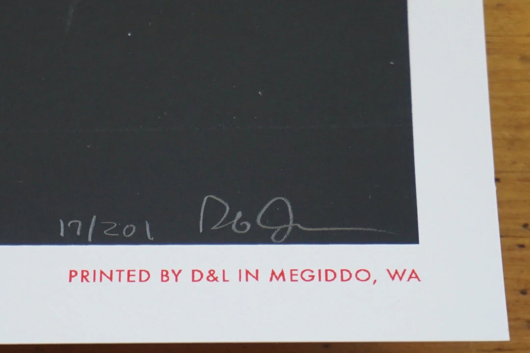 The White Stripes - 2007 Rob Jones Poster Edmonton, Alberta Gig Posters