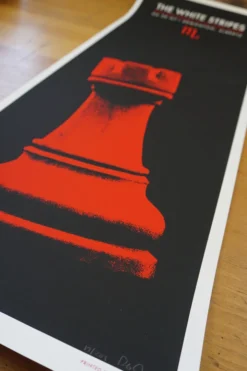 The White Stripes - 2007 Rob Jones Poster Edmonton, Alberta Gig Posters