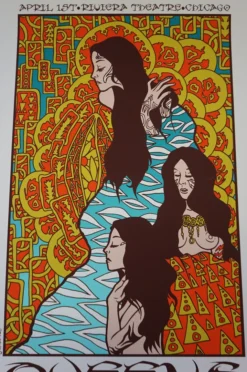Queens Of The Stone Age - 2011 Jermaine Rogers Poster Chicago