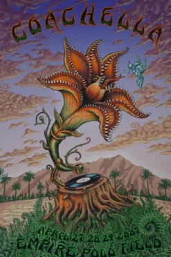 Coachella - 2007 Emek Poster Print Empire Polo Club Indio, CA S/N