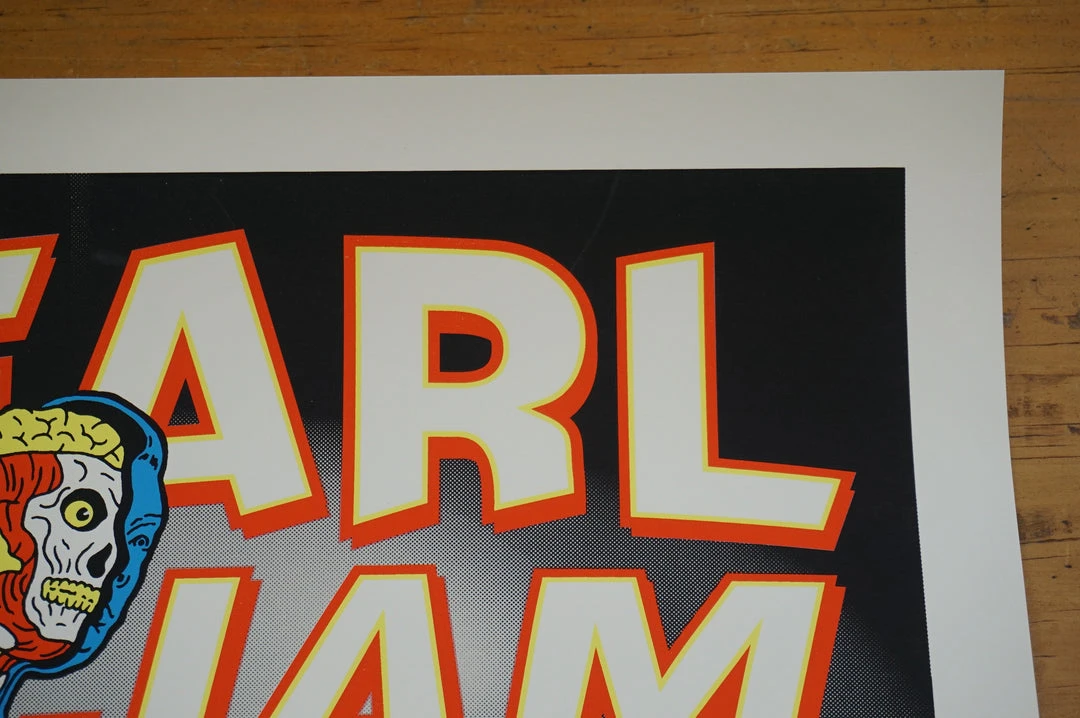 Pearl Jam - 2010 Ames Brothers Poster Nijmegen Holland