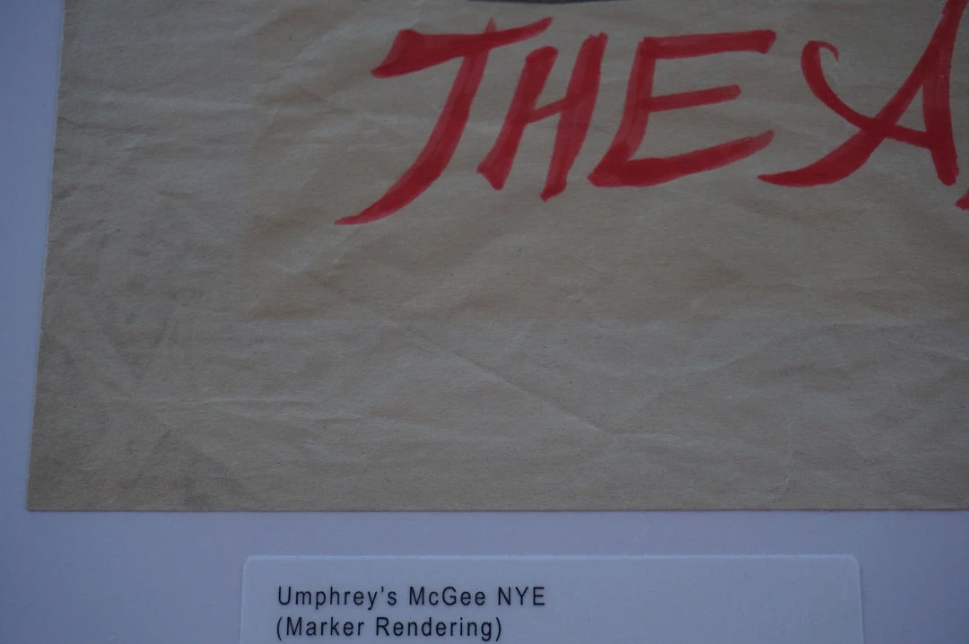 Umphrey's McGee - 2006 Jim Pollock Poster Original Marker Taj Gig Posters