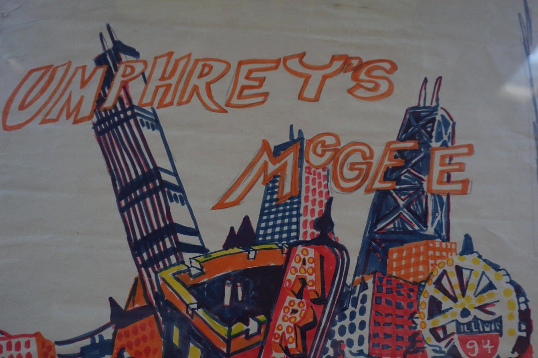 Umphrey's McGee - 2006 Jim Pollock Poster Original Marker Taj Gig Posters