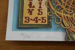 Grateful Dead Chicago - 2015 EMEK Poster Fare Thee Well 87/150 GD50