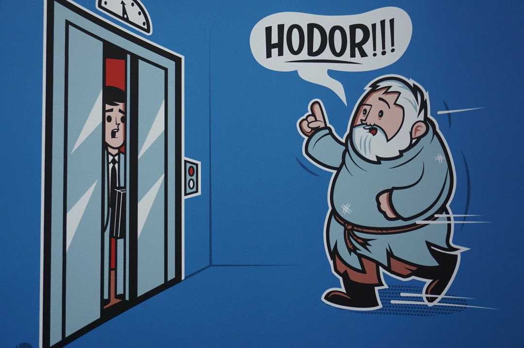 Hold The Door - 2016 Dave Perillo Poster Hodor Game Of Thrones