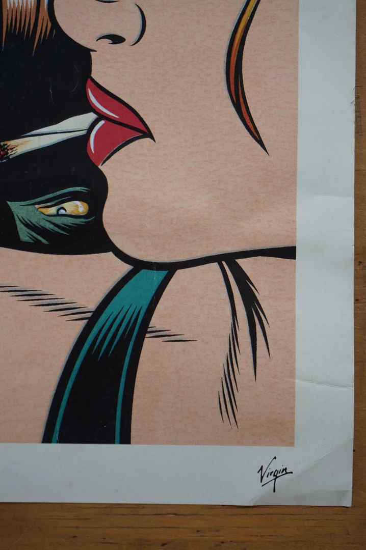 Sold Out Posters Iggy Pop - 1990 Virgin Records Promotional Two Sided Poster Gig Posters