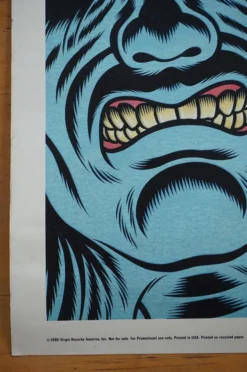 Sold Out Posters Iggy Pop - 1990 Virgin Records Promotional Two Sided Poster Gig Posters