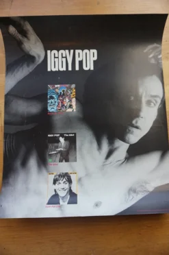 Sold Out Posters Iggy Pop - 1990 Virgin Records Promotional Two Sided Poster Gig Posters