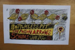 Chicago, IL Bottomless Pit - 2009 Dan Grzeca Poster Poison Arrows Chicago