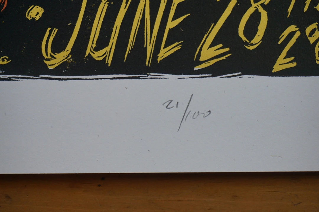 Chicago, IL Bottomless Pit - 2009 Dan Grzeca Poster Poison Arrows Chicago