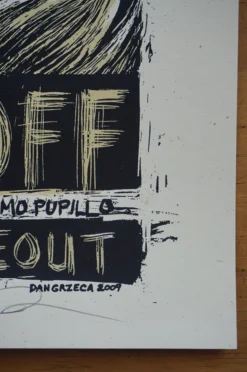 Off On Off - 2009 Dan Grzeca Poster Chicago, IL Hideout