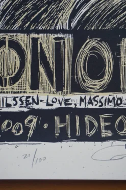 Off On Off - 2009 Dan Grzeca Poster Chicago, IL Hideout