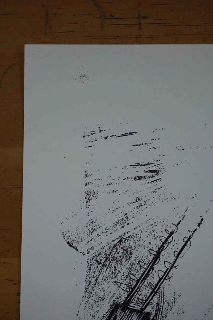 Gapers Block - 2009 Dan Grzeca Poster Chicago, IL Metro VARIANT