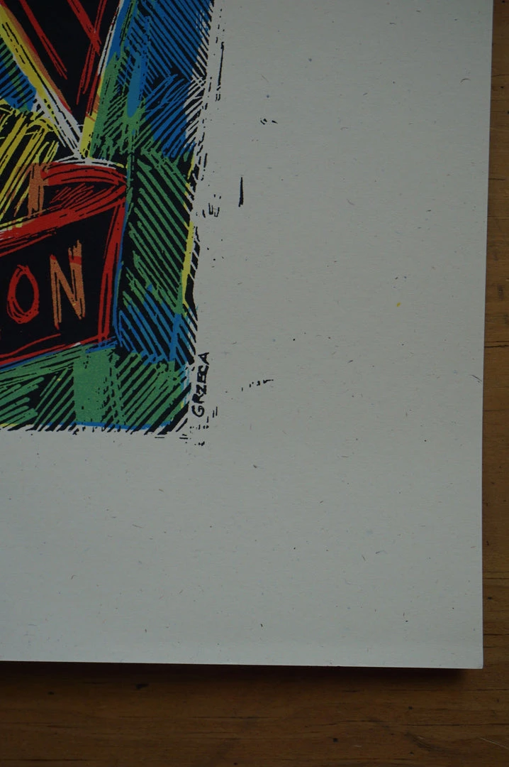 Apocalypse Cow - 2009 Dan Grzeca Poster Chicago, IL Three Floyds Art Prints