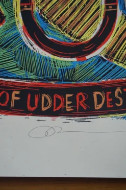 Apocalypse Cow - 2009 Dan Grzeca Poster Chicago, IL Three Floyds Art Prints