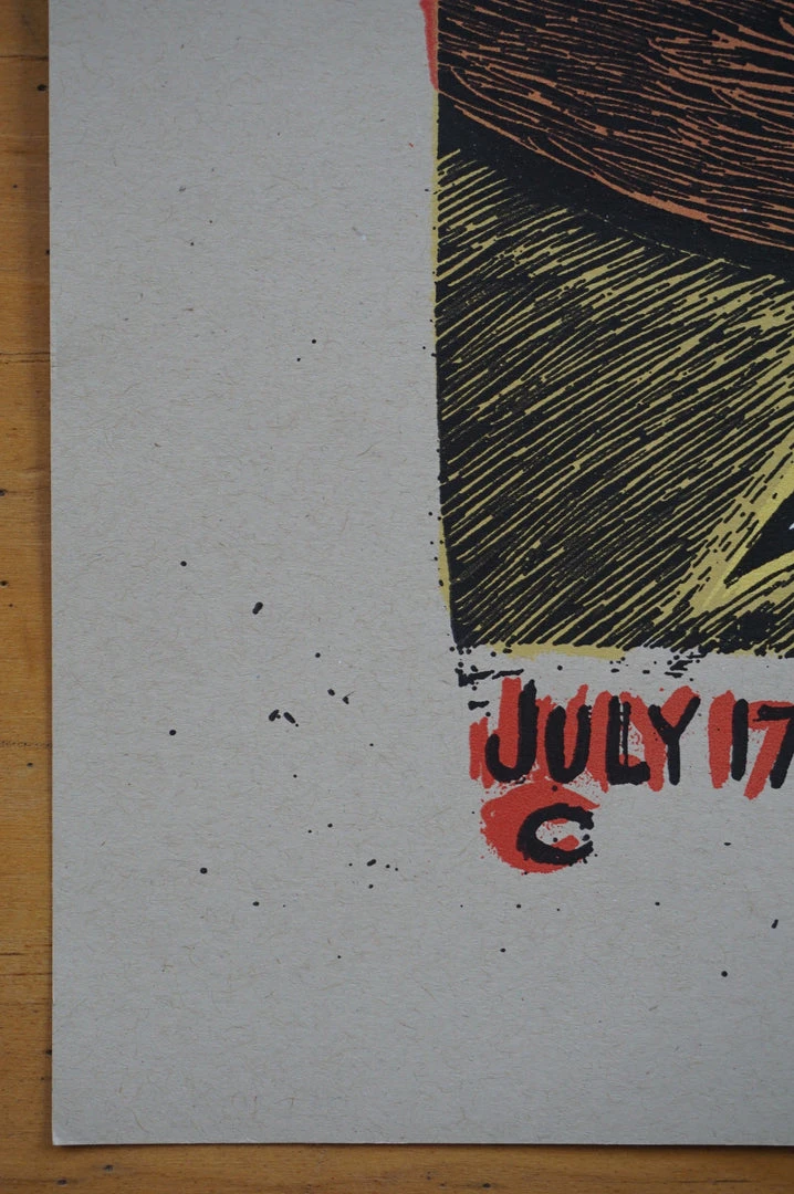 Jesus Lizard - 2009 Dan Grzeca Poster Chicago, IL Union Park