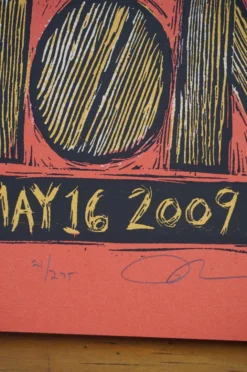 Mudhoney - 2009 Dan Grzeca Poster Cleveland OH Grog Shop Gig Posters