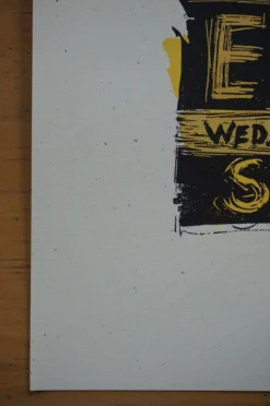 Escovedo Buckner - 2009 Dan Grzeca Poster Chicago, IL Schubas