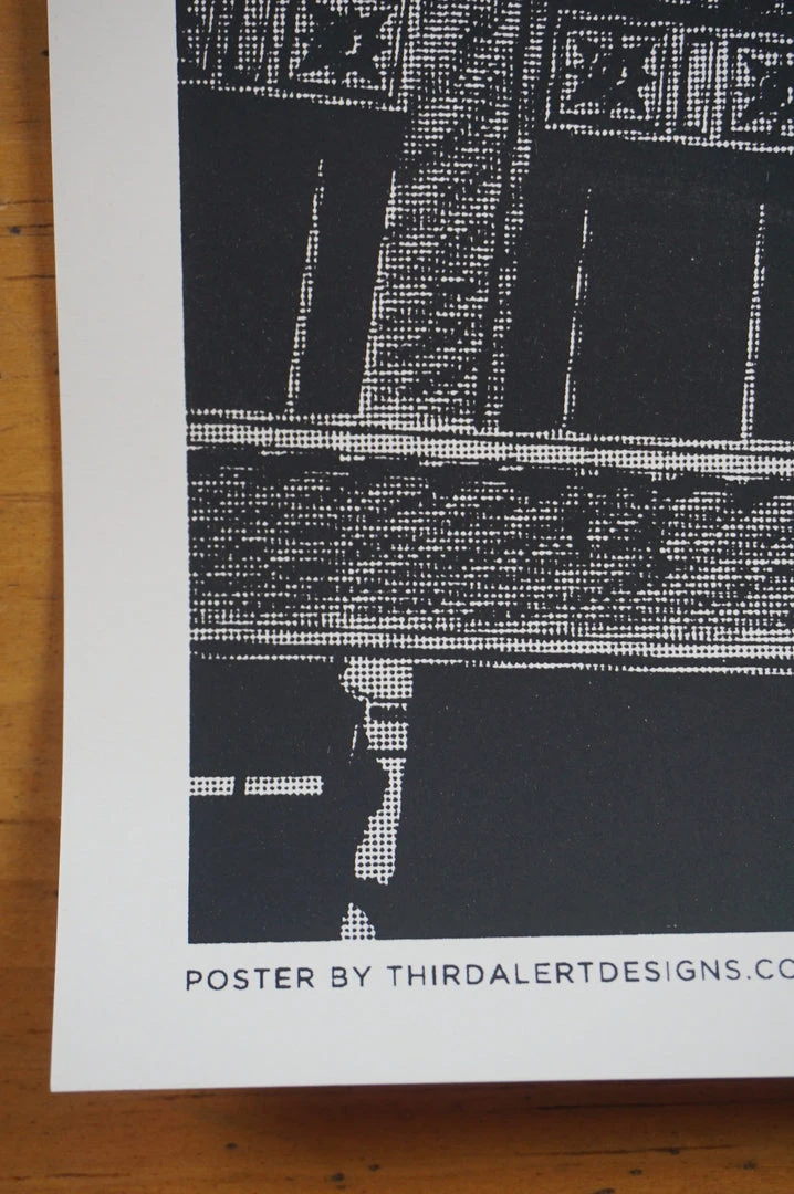 Arctic Monkeys - 2013 Third Alert Designs Poster Oakland CA Fox Theater