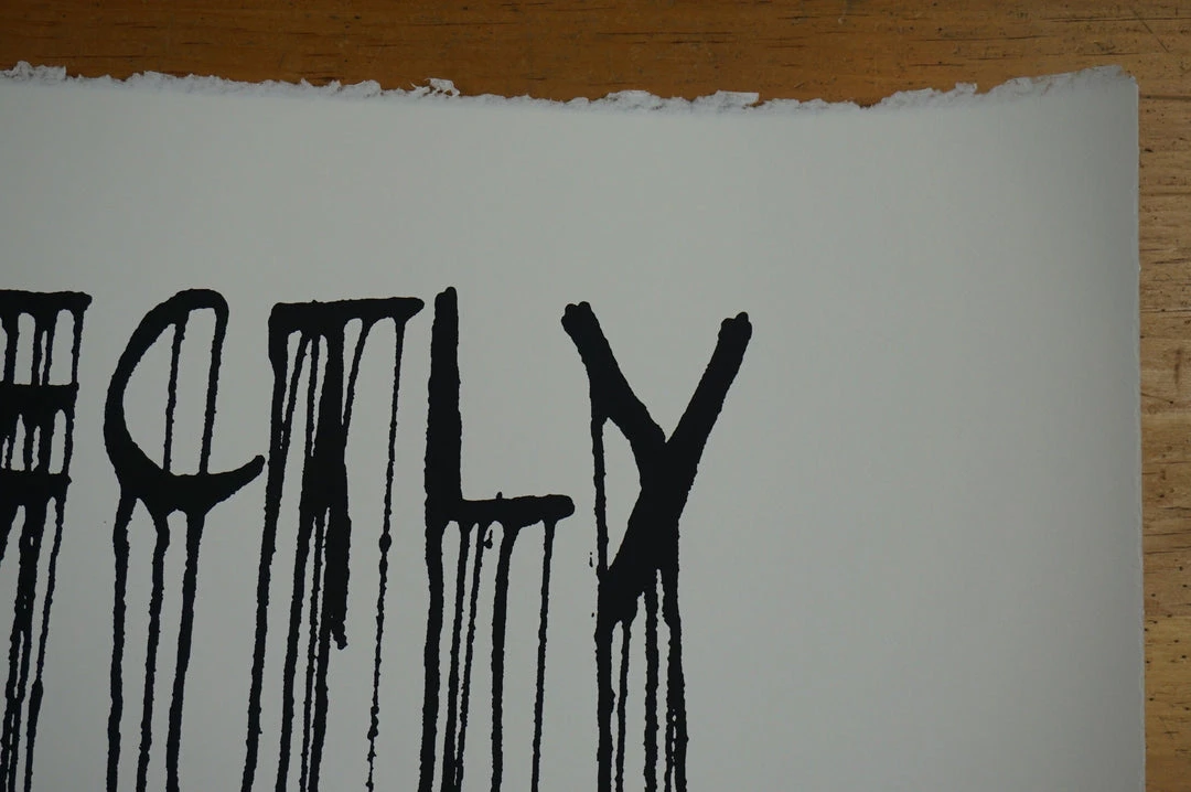 Perfectly Imperfect - 2015 Hijack Poster Street Art Brainwash Mr Brainwash