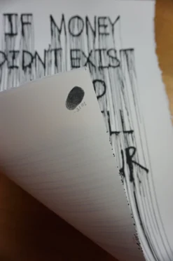 Mr Brainwash If Money Didn't Exist Would You Still Chase Your Dream - 2015 Hijack Poster Stre