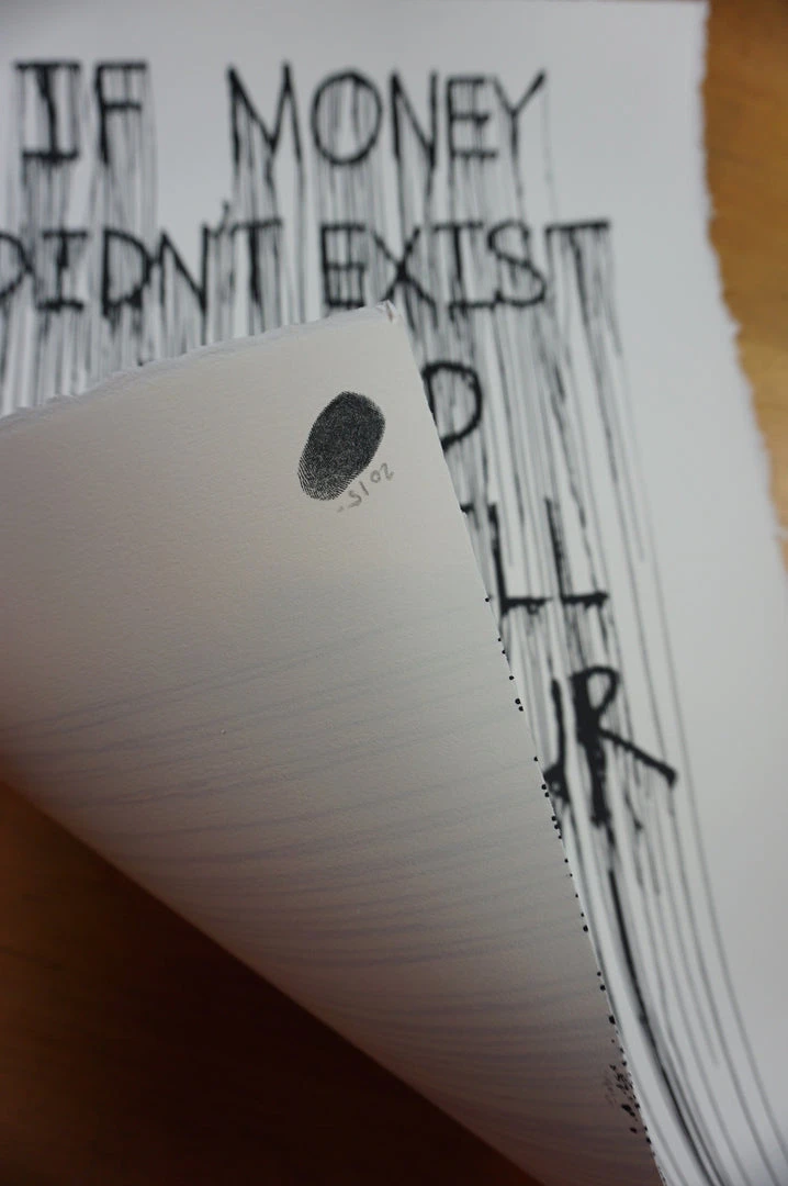 Mr Brainwash If Money Didn't Exist Would You Still Chase Your Dream - 2015 Hijack Poster Stre