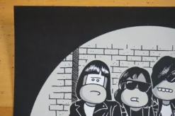 Ramonkeys - 2016 Mosher The Ramones Poster Chicago Street Artist