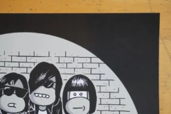 Ramonkeys - 2016 Mosher The Ramones Poster Chicago Street Artist