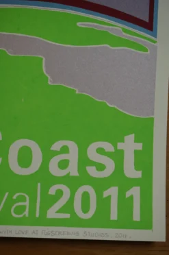 North Coast - 2011 Fugscreens Studios Poster NCMF Chicago, IL