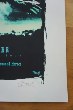 Darius Rucker - 2015 Billy Perkins Poster Austin Texas Cedar Park Center Gig Posters