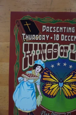 Kings Of Leon - 2003 Dennis Loren Poster Rock City Nottingham