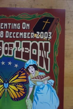 Kings Of Leon - 2003 Dennis Loren Poster Rock City Nottingham